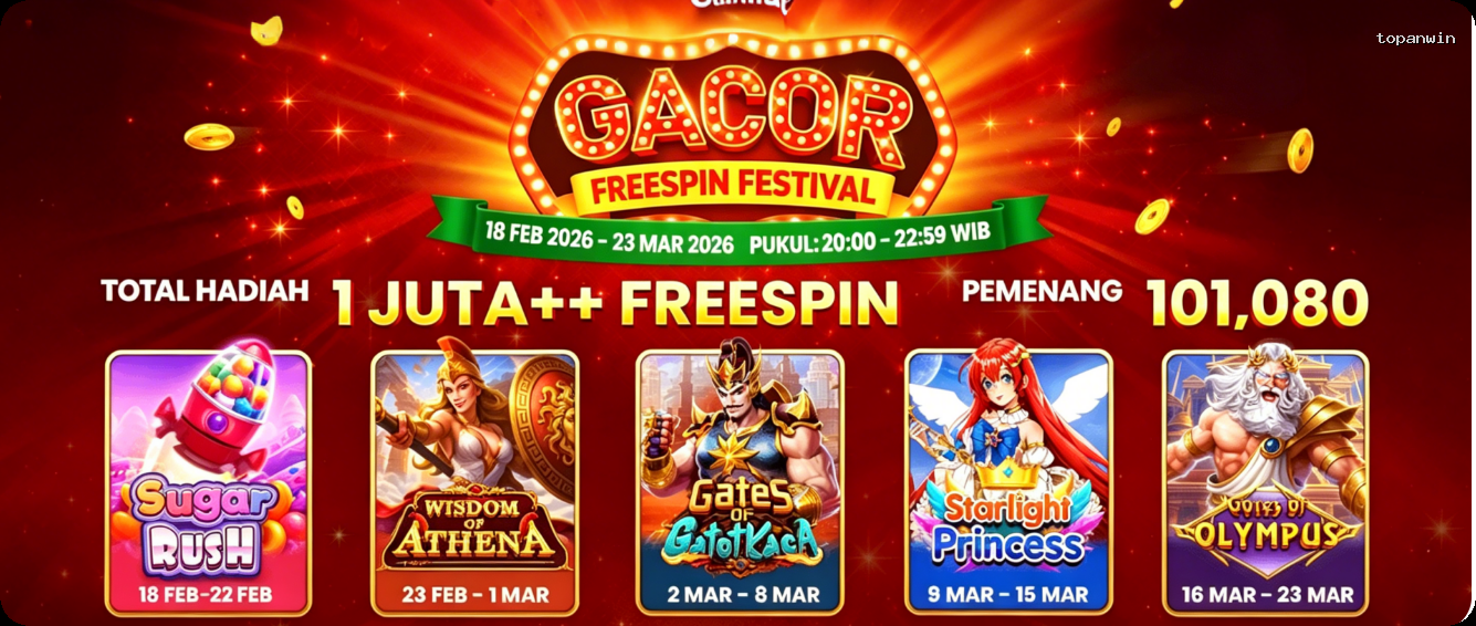 Login topanwin Sekarang Bonus Melimpah